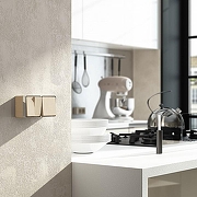 Выключатель двухклавишный влагозащищенный Werkel Gallant (шампань рифленый) W5020210 цвет Бежевый-2