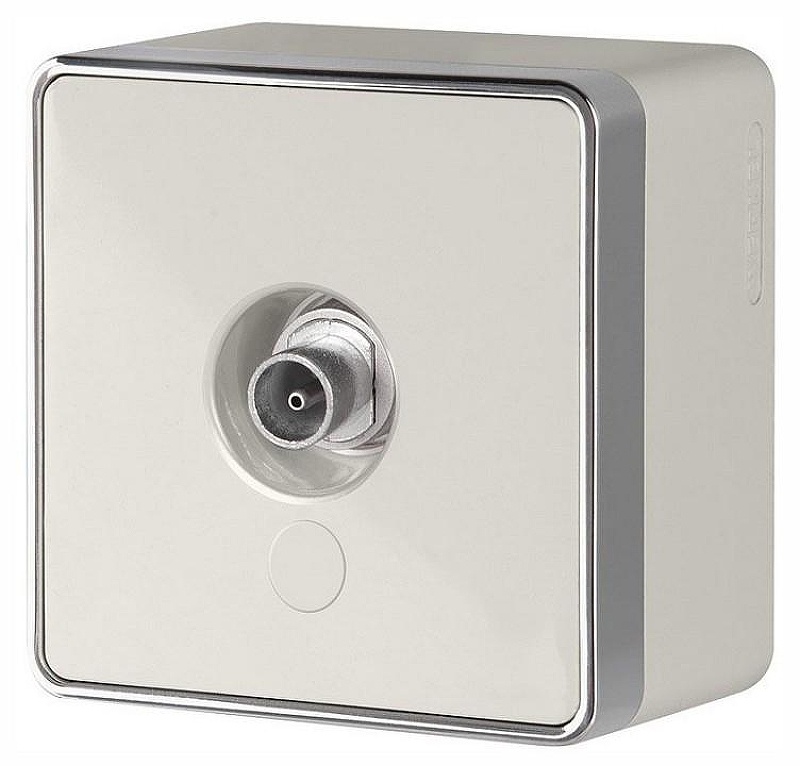 ТВ-розетка оконечная Werkel Gallant слоновая кость W5083003 