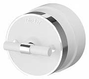 Выключатель одноклавишный с корпусом Werkel Vintage (белый матовый/хром) W5812050 цвет Белый, Хром