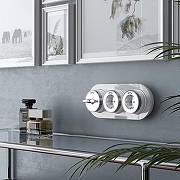 Выключатель одноклавишный с корпусом Werkel Vintage (белый матовый/хром) W5812050 цвет Белый, Хром-4