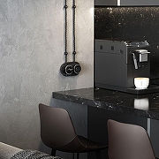 Выключатель одноклавишный с корпусом Werkel Vintage (черный матовый/хром) W5812051 цвет Хром, Черный-5