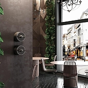 Выключатель одноклавишный с корпусом Werkel Vintage (мокко матовый/хром) W5812052 цвет Коричневый, Хром-4