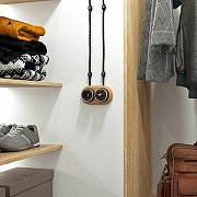 Выключатель одноклавишный с корпусом Werkel Vintage (мокко матовый/хром) W5812052 цвет Коричневый, Хром-5