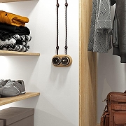 Выключатель двухклавишный с корпусом Werkel Vintage (мокко матовый/хром) W5822052 цвет Коричневый, Хром-2