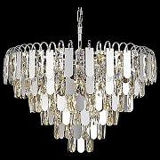 Люстра Wertmark Crescent1a WE105.16.103 цвет плафона/подвески Прозрачный, Хром, цвет арматуры Хром