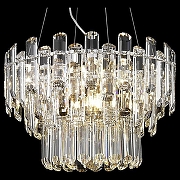 Люстра Wertmark Lazzara WE107.09.103 цвет плафона/подвески Прозрачный, цвет арматуры Никель