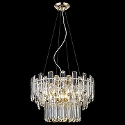 Люстра Wertmark Lazzara WE107.09.303 цвет плафона/подвески Прозрачный, цвет арматуры Золото-1