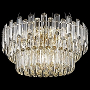 Люстра Wertmark Lazzara WE107.12.303 цвет плафона/подвески Прозрачный, цвет арматуры Золото