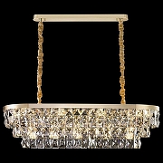 Люстра Wertmark Cass1a WE102.13.323 цвет плафона/подвески Прозрачный, цвет арматуры Золото-1