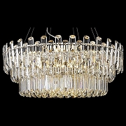 Люстра Wertmark Lazzara WE107.15.323 цвет плафона/подвески Прозрачный, цвет арматуры Золото