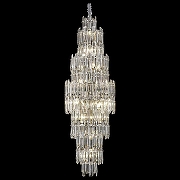 Люстра Wertmark Lazzara WE107.23.103 цвет плафона/подвески Прозрачный, цвет арматуры Никель