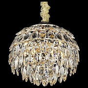 Люстра Wertmark Ludgera WE113.06.303 цвет плафона/подвески Прозрачный, цвет арматуры Золото