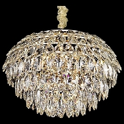 Люстра Wertmark Ludgera WE113.11.303 цвет плафона/подвески Прозрачный, цвет арматуры Золото