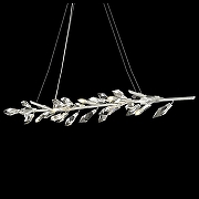 Люстра Wertmark Casandra WE111.07.223 цвет плафона/подвески Прозрачный, цвет арматуры Серебро