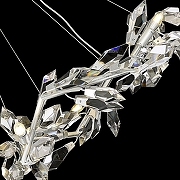 Люстра Wertmark Casandra WE111.08.203 цвет плафона/подвески Прозрачный, цвет арматуры Серебро-2