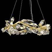 Люстра Wertmark Casandra WE111.08.403 цвет плафона/подвески Прозрачный, цвет арматуры Золото