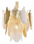 Люстра Wertmark Arct1oma WE126.12.303 цвет плафона/подвески Белый, Золото, Прозрачный, цвет арматуры Золото