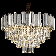 Люстра Wertmark Cand1da WE131.09.303 цвет плафона/подвески Коричневый, цвет арматуры Золото, Коричневый