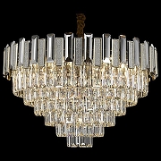 Люстра Wertmark Cand1da WE131.13.303 цвет плафона/подвески Коричневый, цвет арматуры Золото, Коричневый