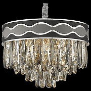 Люстра Wertmark Cal1sta WE135.07.103 цвет плафона/подвески Прозрачный, Серый, Черный, цвет арматуры Хром