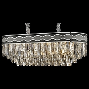 Люстра Wertmark Cal1sta WE135.12.123 цвет плафона/подвески Прозрачный, Серый, Черный, цвет арматуры Хром