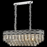 Люстра Wertmark Cal1sta WE135.12.123 цвет плафона/подвески Прозрачный, Серый, Черный, цвет арматуры Хром-1