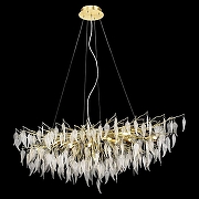 Люстра Wertmark Dan1ela WE182.15.423 цвет плафона/подвески Прозрачный, цвет арматуры Золото-1