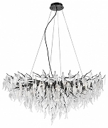 Люстра Wertmark Dan1ela WE182.19.023 цвет плафона/подвески Прозрачный, цвет арматуры Черный-1