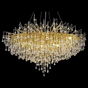 Люстра Wertmark D1on1s1a WE189.15.403 цвет плафона/подвески Прозрачный, цвет арматуры Золото