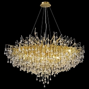 Люстра Wertmark D1on1s1a WE189.15.403 цвет плафона/подвески Прозрачный, цвет арматуры Золото-1