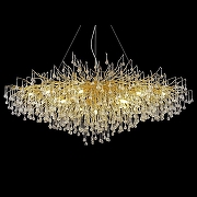 Люстра Wertmark D1on1s1a WE189.15.423 цвет плафона/подвески Прозрачный, цвет арматуры Золото