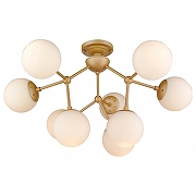 Люстра Wertmark Bol1ta WE236.09.407 цвет плафона/подвески Белый, цвет арматуры Бежевый