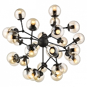 Люстра Wertmark Bol1ta WE236.18.023 цвет плафона/подвески Прозрачный, цвет арматуры Черный