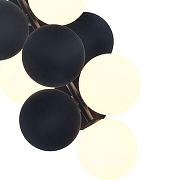 Люстра Wertmark Berta WE237.10.026 цвет плафона/подвески Белый, Черный, цвет арматуры Черный-2