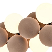 Люстра Wertmark Berta WE237.12.003 цвет плафона/подвески Белый, Коричневый, цвет арматуры Черный-2