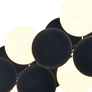 Люстра Wertmark Berta WE237.12.023 цвет плафона/подвески Белый, Черный, цвет арматуры Черный-2