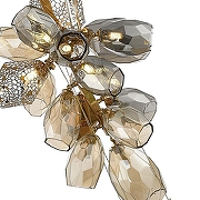 Люстра Wertmark Plac1da WE243.15.503 цвет плафона/подвески Бронза, Светло-серый, Оранжевый, цвет арматуры Бронза-2