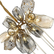 Люстра Wertmark Placida WE243.16.503 цвет плафона/подвески Бронза, Дымчатый, Янтарный, цвет арматуры Бронза-2