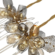 Люстра Wertmark Plac1da WE243.22.523 цвет плафона/подвески Бронза, Светло-серый, Оранжевый, цвет арматуры Бронза-2