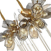 Люстра Wertmark Plac1da WE243.22.523 цвет плафона/подвески Бронза, Светло-серый, Оранжевый, цвет арматуры Бронза-3