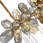 Люстра Wertmark Plac1da WE243.27.523 цвет плафона/подвески Бронза, Светло-серый, Оранжевый, цвет арматуры Бронза-2