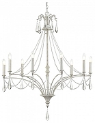 Люстра Wertmark N1lla WE306.09.003 цвет плафона/подвески Прозрачный, цвет арматуры Белый