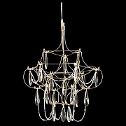 Люстра Wertmark Fel1c1a WE336.21.306 цвет плафона/подвески Прозрачный, цвет арматуры Золото-1