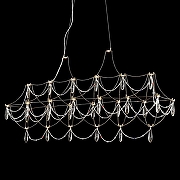 Люстра Wertmark Fel1c1a WE336.24.323 цвет плафона/подвески Прозрачный, цвет арматуры Золото-1