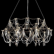 Люстра Wertmark Fel1c1a WE336.40.303 цвет плафона/подвески Прозрачный, цвет арматуры Золото