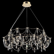 Люстра Wertmark Fel1c1a WE336.48.303 цвет плафона/подвески Прозрачный, цвет арматуры Золото-1