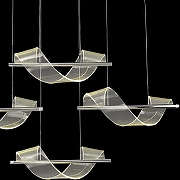 Люстра Wertmark H1lda WE452.04.123 цвет плафона/подвески Прозрачный, цвет арматуры Хром-1