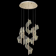 Люстра Wertmark H1lda WE452.06.303 цвет плафона/подвески Прозрачный, цвет арматуры Золото