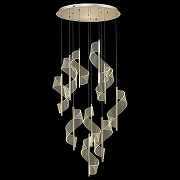 Люстра Wertmark H1lda WE452.10.303 цвет плафона/подвески Прозрачный, цвет арматуры Золото