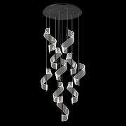 Люстра Wertmark H1lda WE452.10.603 цвет плафона/подвески Прозрачный, цвет арматуры Черный